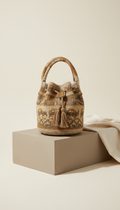 Wayuu Mini Bucket Bag Desert Ochre