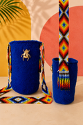Beaded strap Kamkuama crossbody bag