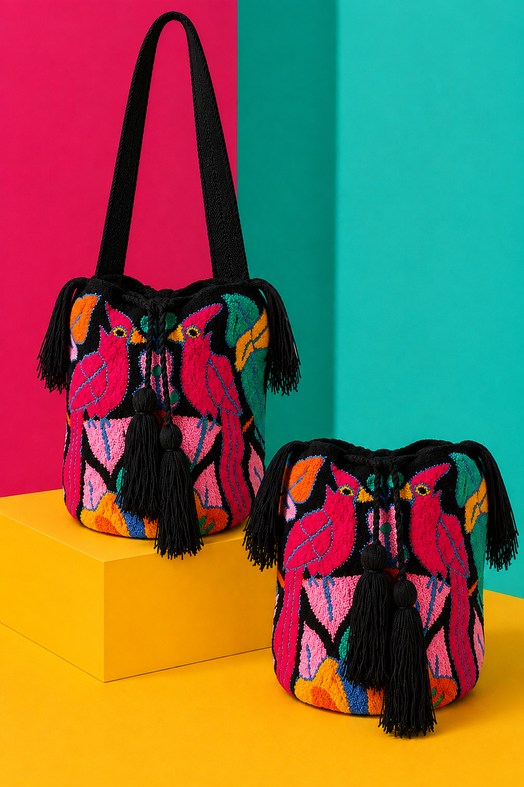 Cardinal Tapestry Crossbody Bag