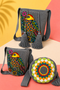 Bird Tapestry Crossbody Bag