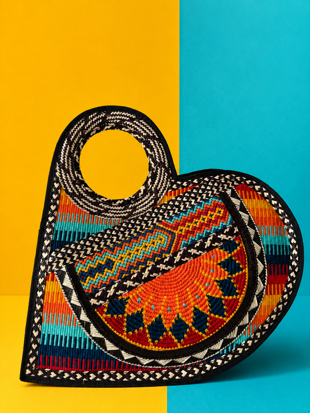 Medium Handcrafted Heart-Shaped Bag